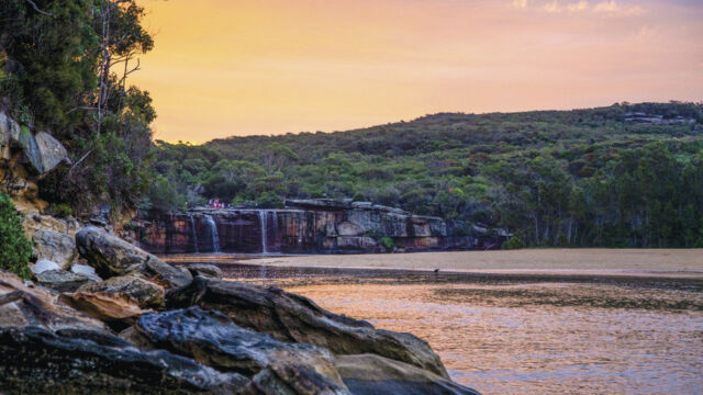 Wattamolla Falls, Royal National Park Wattamolla Falls, Royal National Park, NSW Australia