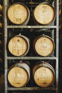 Giant Steps Winery Wine Barrels, Giant Steps Winery, Yarra Valley, Australia