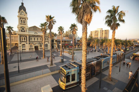 Sunset at Moseley Square, Glenelg Beach Sunset at Moseley Square, Glenelg Beach, Adelaide, SA