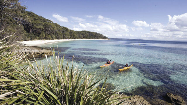 ervis Bay Kayaks at Murrays Beach ervis Bay Kayaks at Murrays Beach, Paperbark Camp Australia