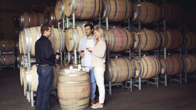 Barrel tasting at Leeuwin Estate Winery in the Margaret River region Barrel tasting at Leeuwin Estate Winery in the Margaret River region of Western Australia