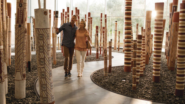 The Aboriginal Memorial at the National Gallery of Australia The Aboriginal Memorial at the National Gallery of Australia, Canberra