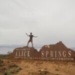 Welcome to Alice Springs Welcome to Alice Springs sign, Australia