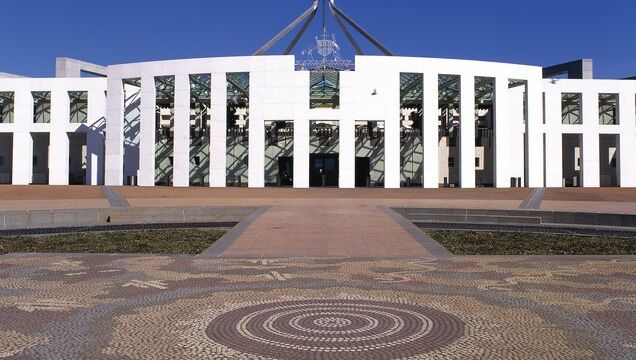 Parliament House forecourt Parliament House forecourt