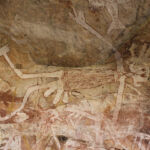 Ancient rock art, Mt Borradaile; Arnhem Land Rock art, Mt Borradaile; Arnhemland, NT Australia