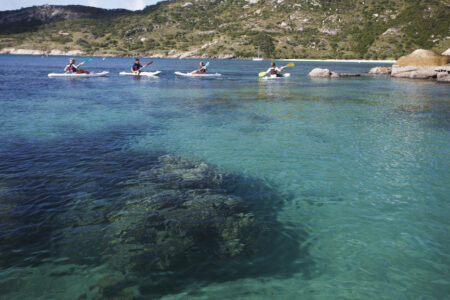 Kayaking, Lizard Island, Great Barrier Reef Kayaking, Lizard Island, Great Barrier Reef, QLD Australia