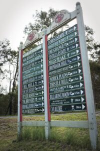 Hunter Valley Wineries Hunter Valley Wineries sign Australia