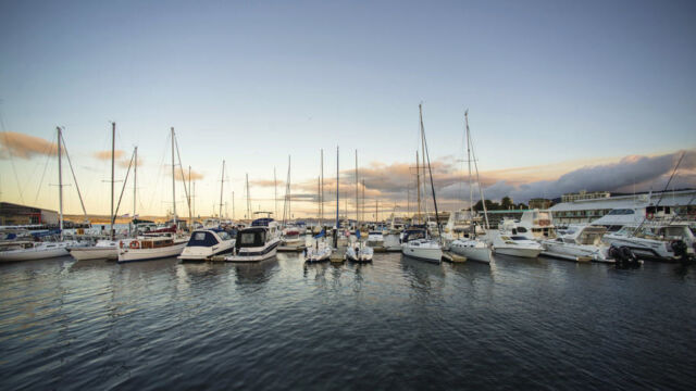 Kings Pier Marina Kings Pier Marina, Hobart waterfront, Tasmania Australia