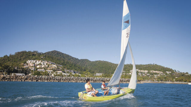 Sailing, Pioneer Bay, Airlie Beach Sailing, Pioneer Bay, Airlie Beach, QLD Australia