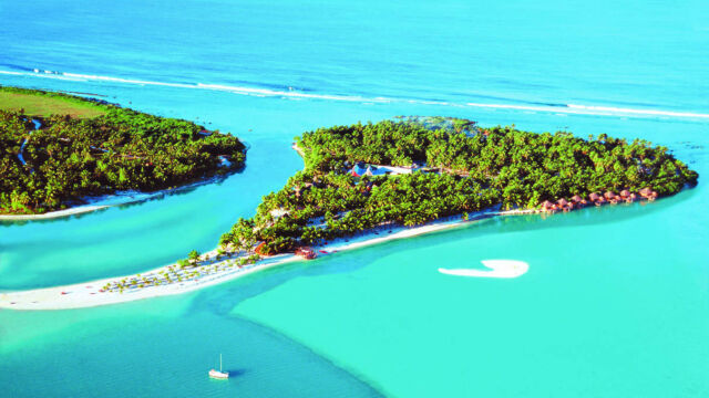 Aerial View of Aitutaki Island Resort Aerial View of Aitutaki Island Resort