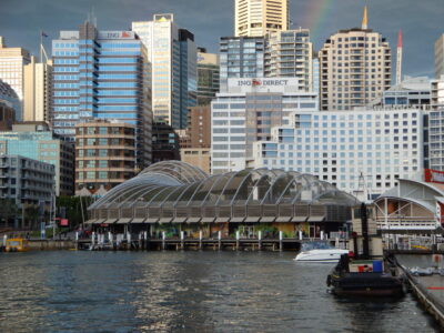 Sydney skyline view from harbour Sydney skyline view from harbour