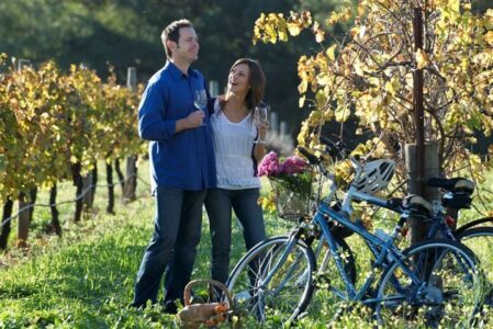 Swan Valley - relaxing by bikes, Perth Swan Valley - relaxing by bikes, Perth, Western Australia