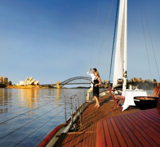 Sydney Harbor, New South Wales Sailing on Sydney Harbor