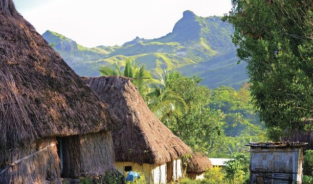Fijian Bures at Navala village, Nadi region Fijian Bures at Navala village, Nadi region