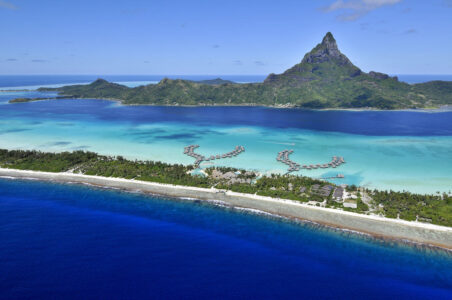 Aerial View Intercontinental Thalasso Aerial View Intercontinental Thalasso Bora Bora