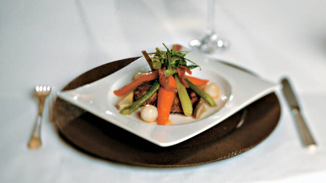 Dining on the Paul Gauguin