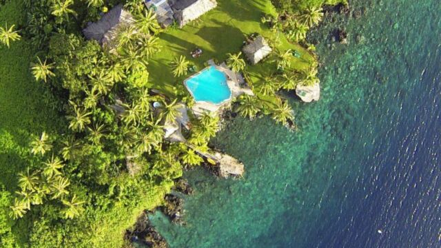 Aerial view of Paradise Taveuni Aerial view of Paradise Taveuni