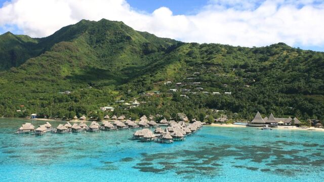 Aerial View Hotel Sofitel Moorea Aerial View Hotel Sofitel Moorea