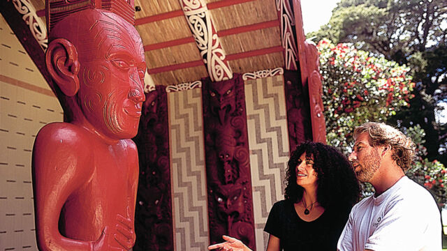 Waitangi Treaty Grounds, Paihia, North Island Meeting House