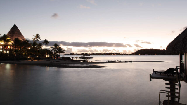 Sunset view Sofitel Private Island Bora Bora Sunset view Sofitel Private Island Bora Bora