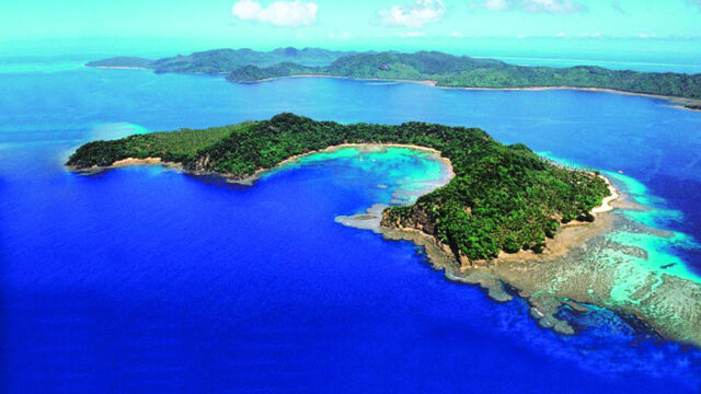 Aerial view Matangi Resort Aerial view Matangi Resort