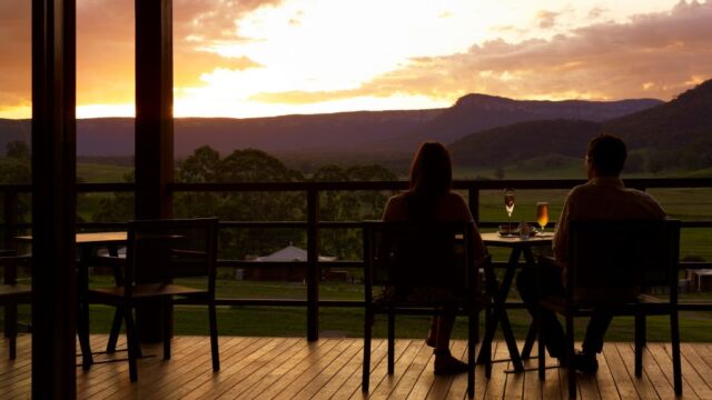 Lodge Verandah Emirates One and Only Wolgan Valley Blue Mountains