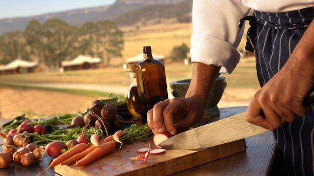 Country Kitchen Emirates One and Only Wolgan Valley Blue Mountains