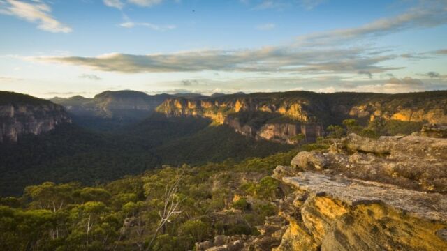 Wolgan Valley Rock Outcrop Emirates One and Only Wolgan Valley Blue Mountains