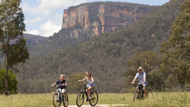 Mountain Biking Emirates One and Only Wolgan Valley Blue Mountains
