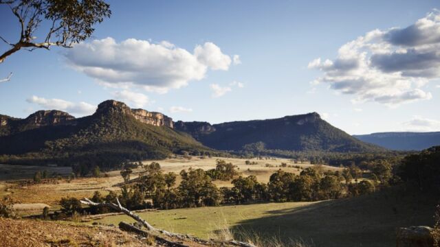 Aerial View Emirates One and Only Wolgan Valley Blue Mountains